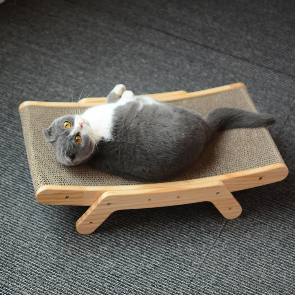 ScratchSlope - Solid Wood Framed Cat Scratcher