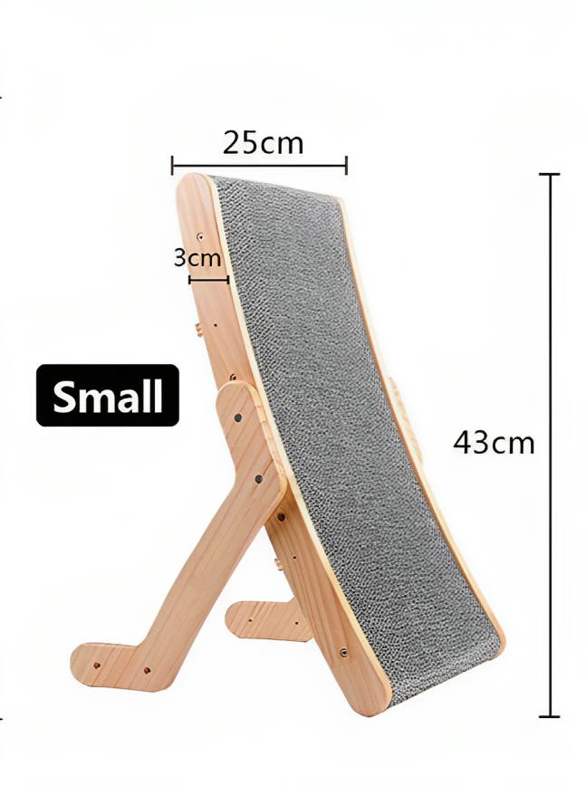 ScratchSlope - Solid Wood Framed Cat Scratcher