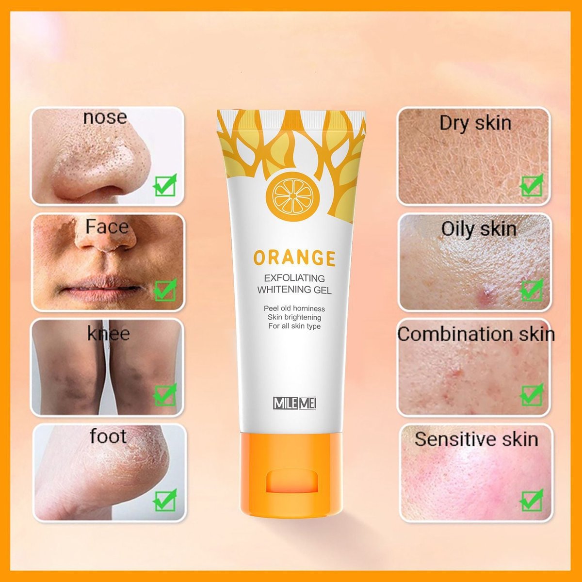 SKIN WHITENING EXFOLIATING GEL