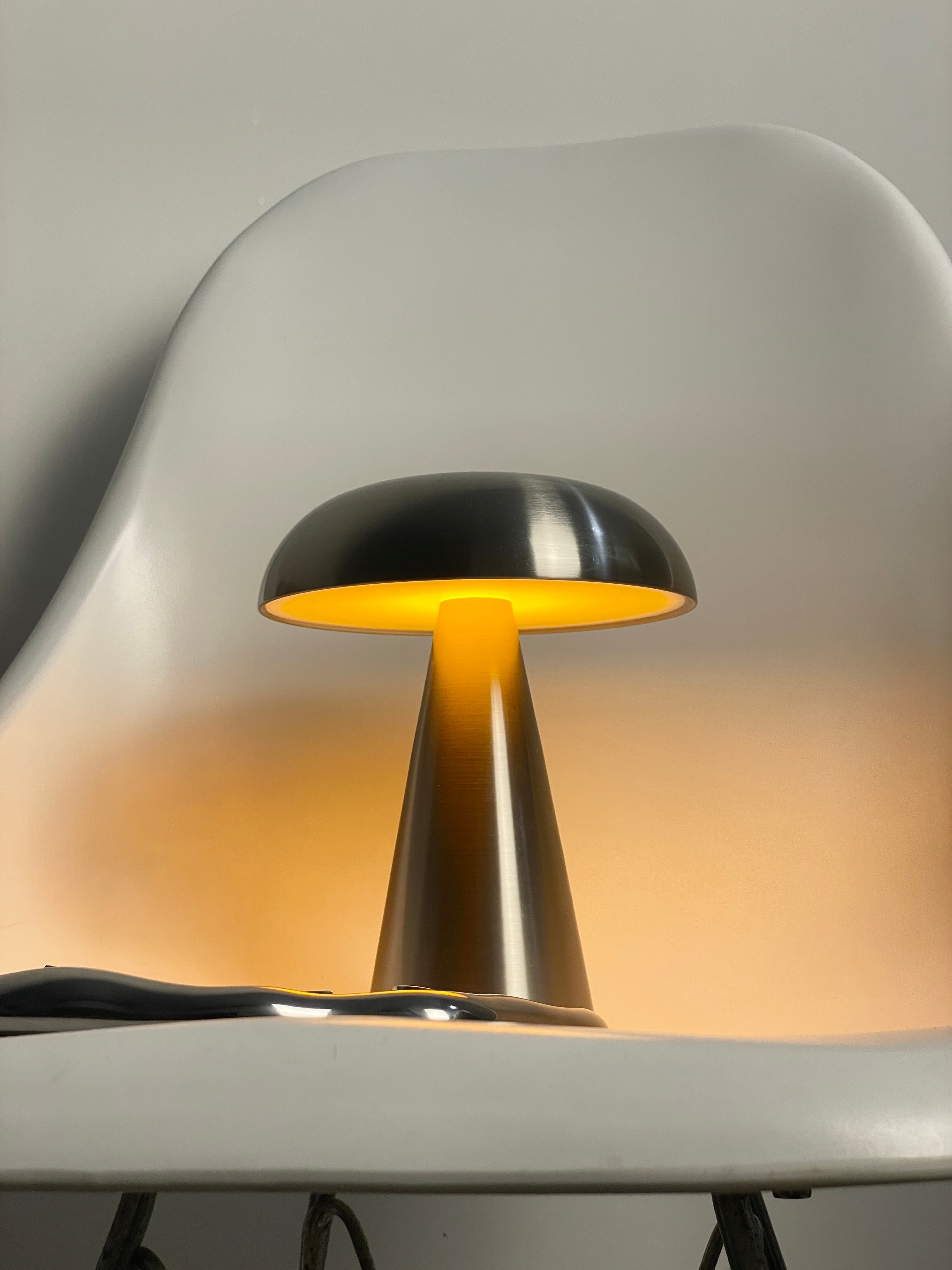 Sleek Steel Lamp