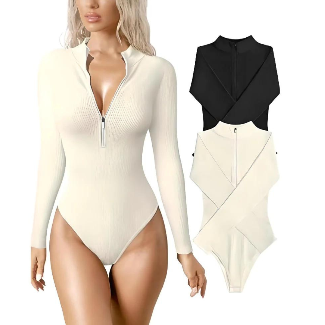 Snatched Zip-Up Bodysuit