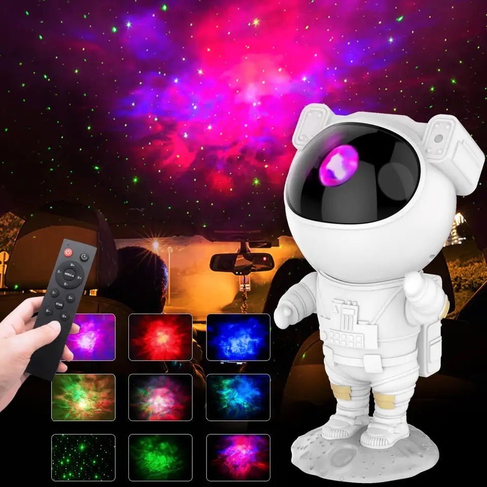 Spaceman Galaxy Starry Night Projector LED Night Lamp