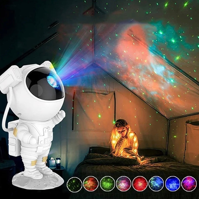 Spaceman Galaxy Starry Night Projector LED Night Lamp