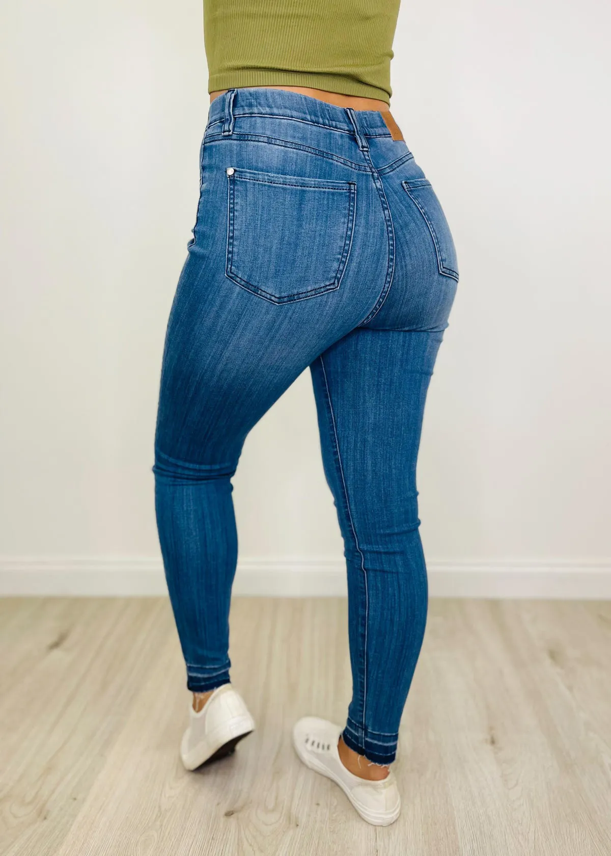 Stretchy Pull On Skinny Jeans