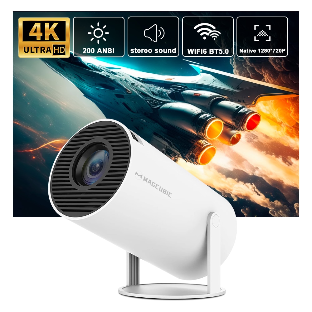 Tachara 4k Mini Portable Projector