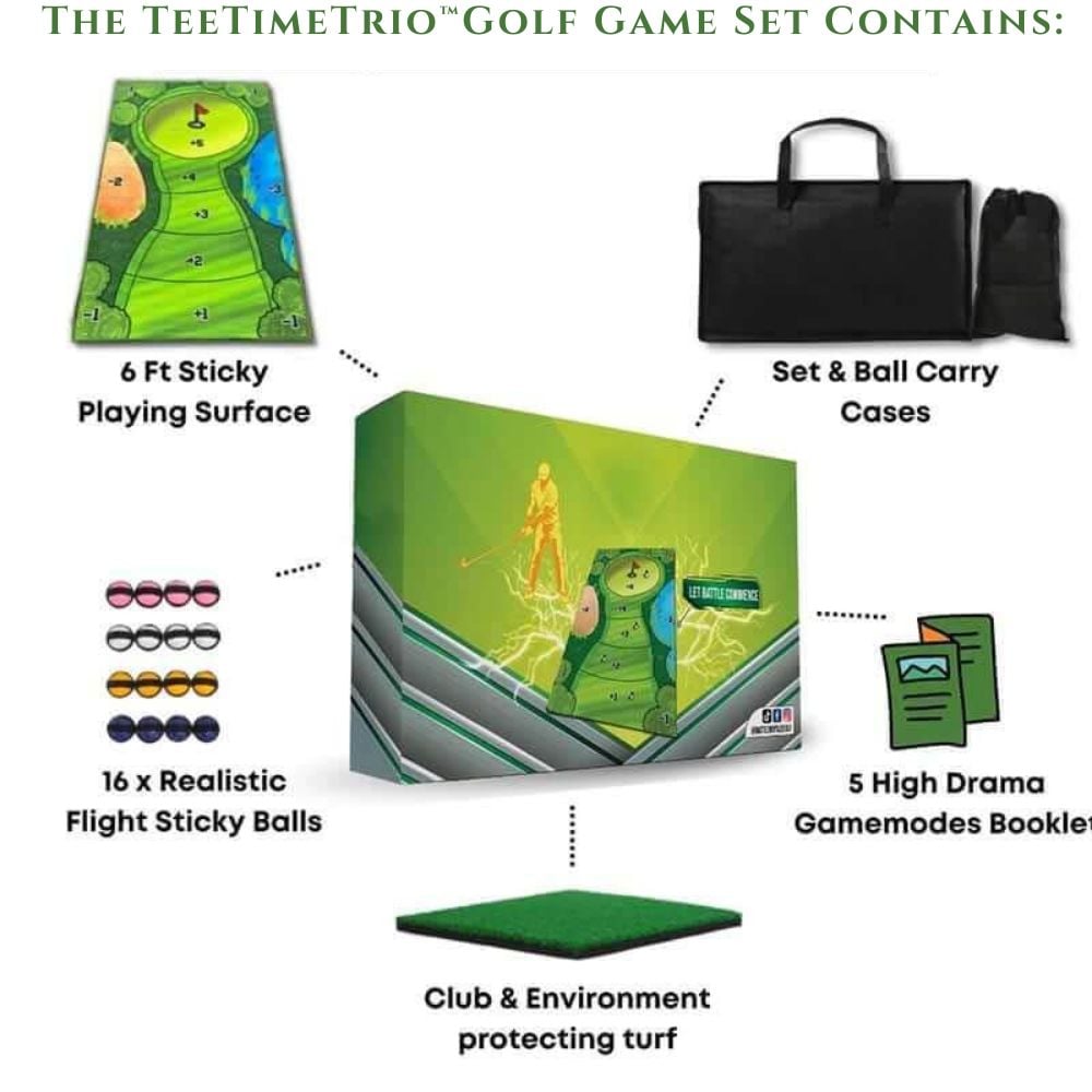 TeeTimeTrio Golf Game Set