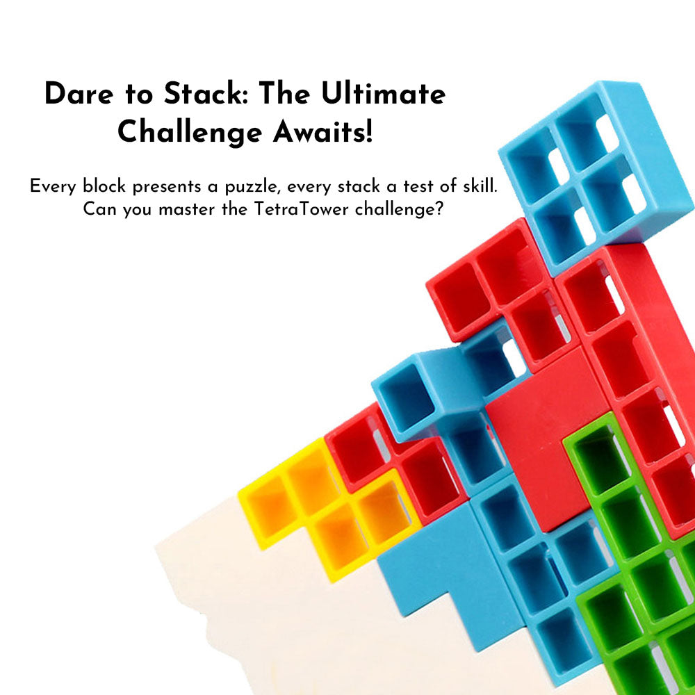 TetraTower Stacking Game