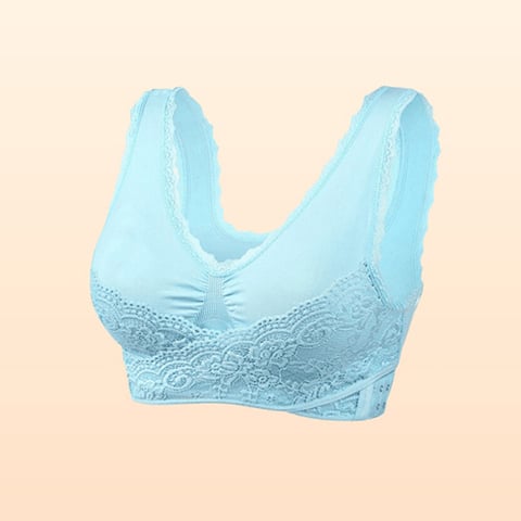 THE LAST DAY SALE OFF - Comfy Corset Bra Front Cross Side Buckle Lace Bras