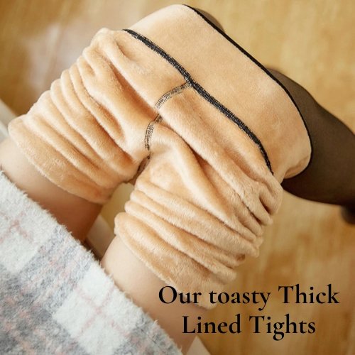 The Original Fake Translucent Fleece Tights - Footed Style