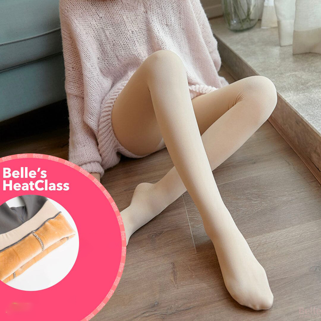 The Original Fake Translucent Fleece Tights - Footed Style