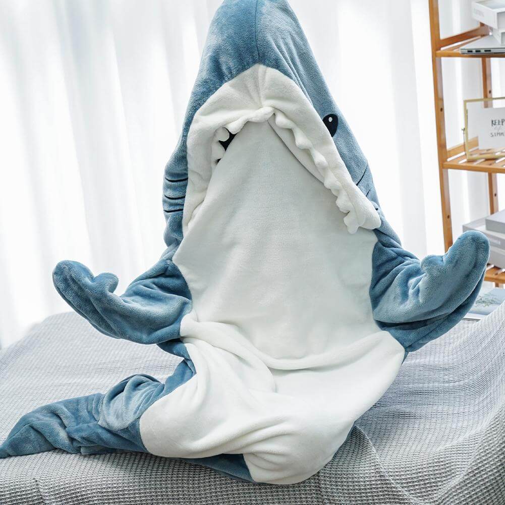 The Wearable Shark Blanket by PLUSHY'Z