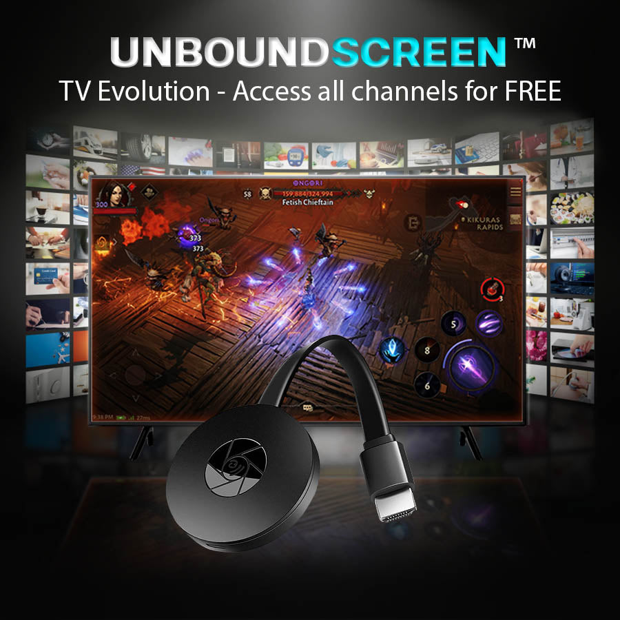 UnboundScreen TV Evolution - Access all channels for FREE