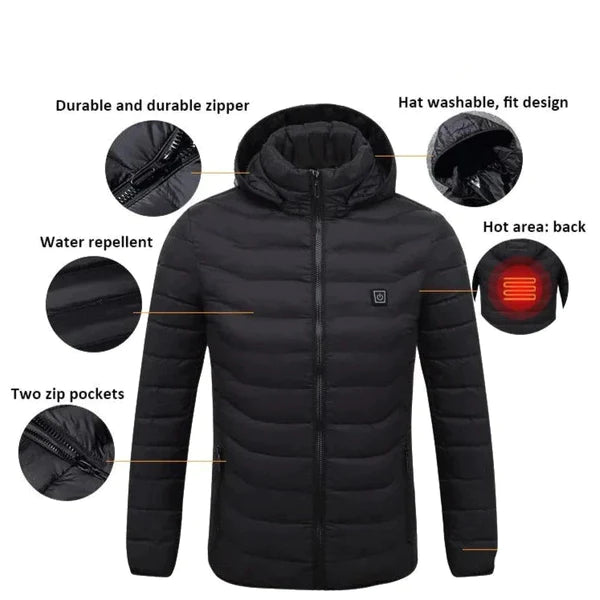 Unisex Heated Jacket + Free Thermal Gloves