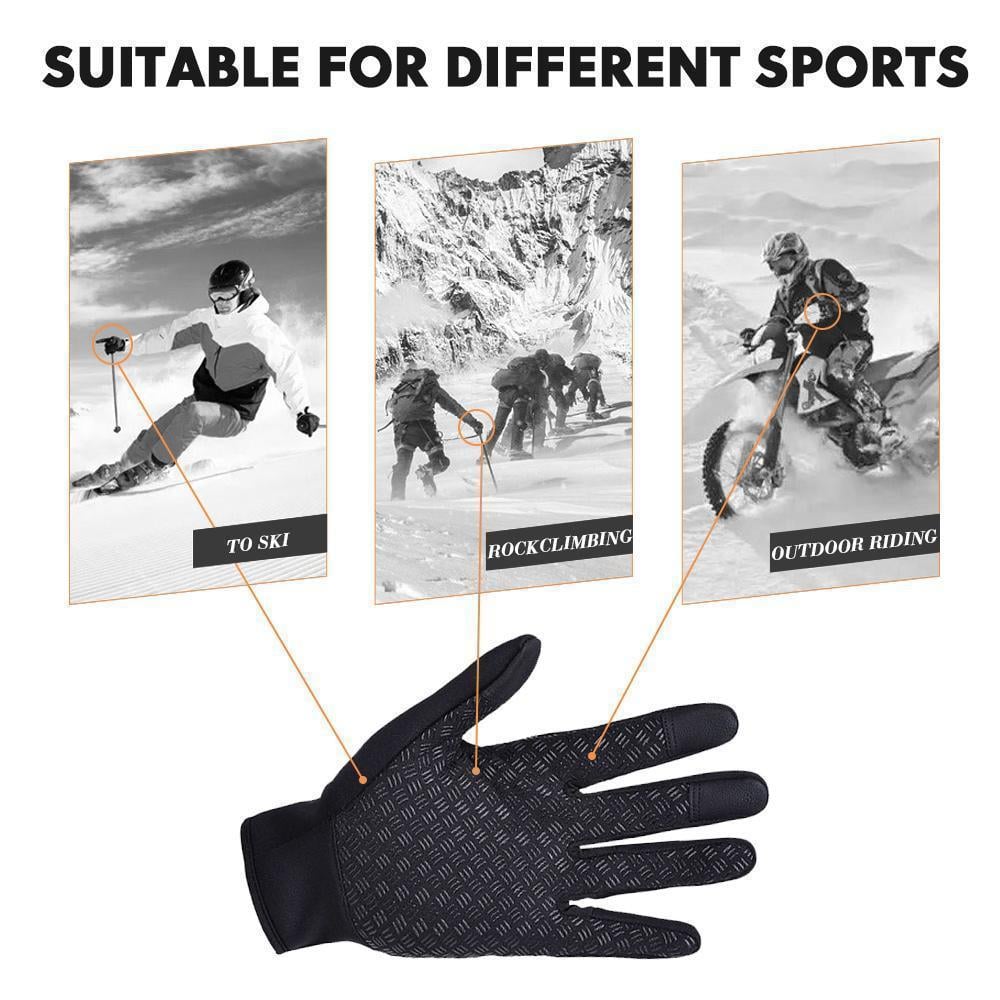 Warm Thermal Gloves Cycling Running Driving Gloves - Buy 2 Save 15%