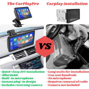 Wireless Touchscreen Car Dashboard | Apple CarPlay & Android Auto