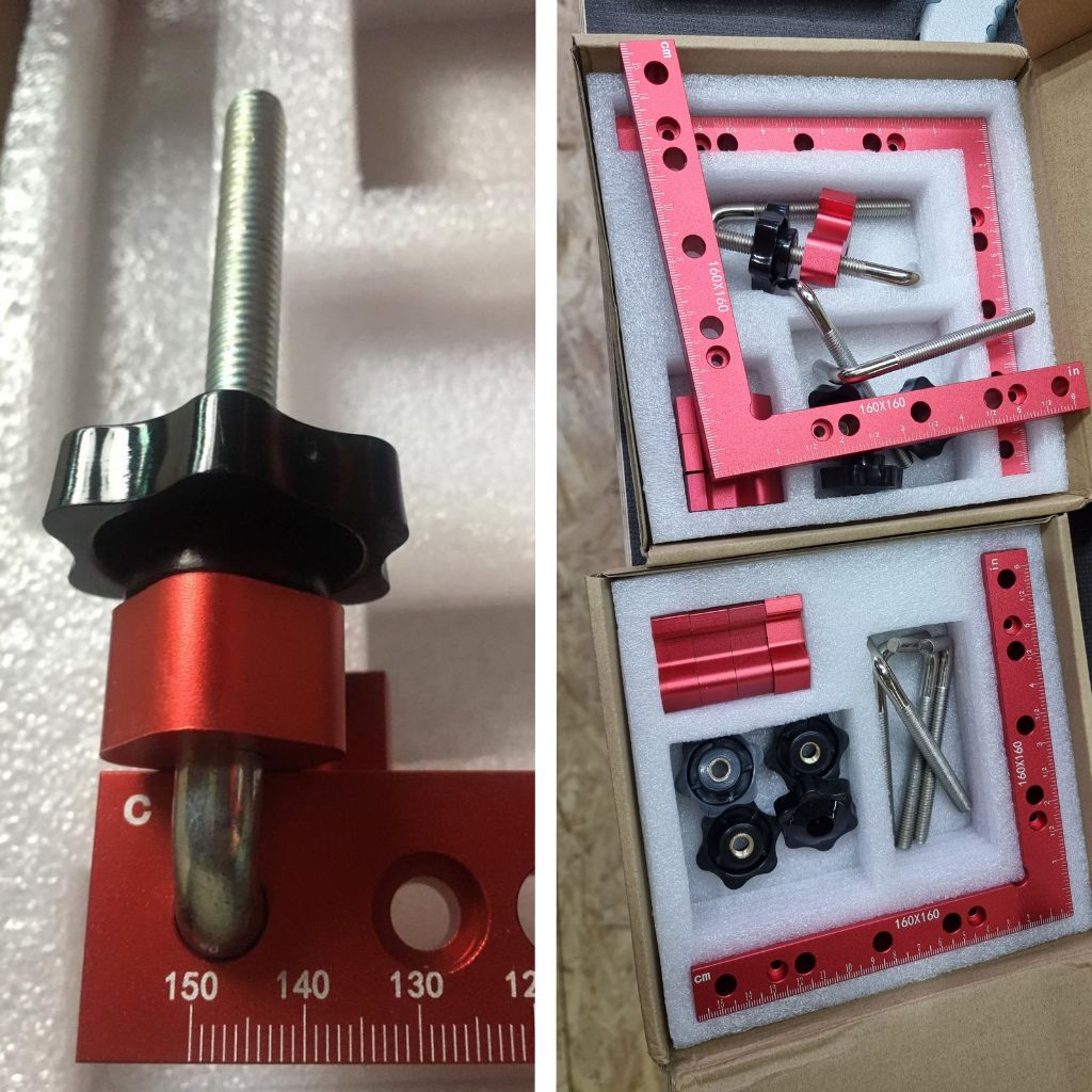 WoodyLock Precision Clamping Squares Set (6 pcs)