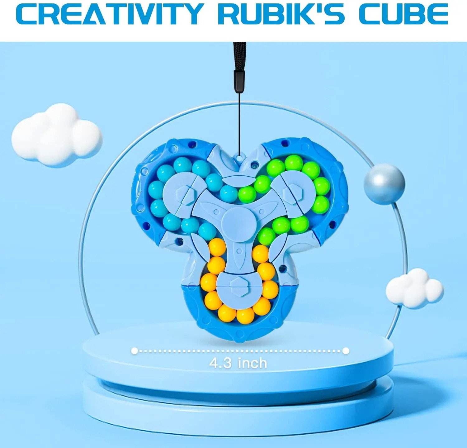 2 in 1 Rubik's Cube / Magic Bean Gyro