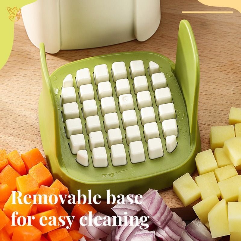 2-in-1 Vegetable Chopper Dicing & Slitting