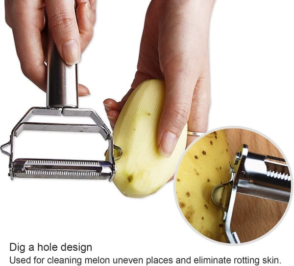 (2023-Christmas Hot Sale) - 49% OFF -Stainless Steel Multifunctional Peeler