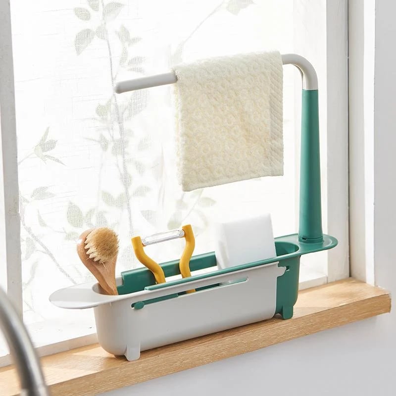 (2023-Christmas Hot Sale) - Updated Telescopic Sink Storage Rack