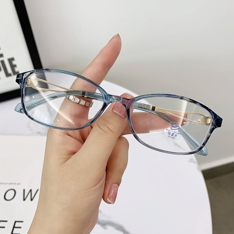 2023-Christmas Hot Sale - WOMEN'S FASHION LIGHTWEIGHT METAL ANTI-BLUE LIGHT READING GLASSES