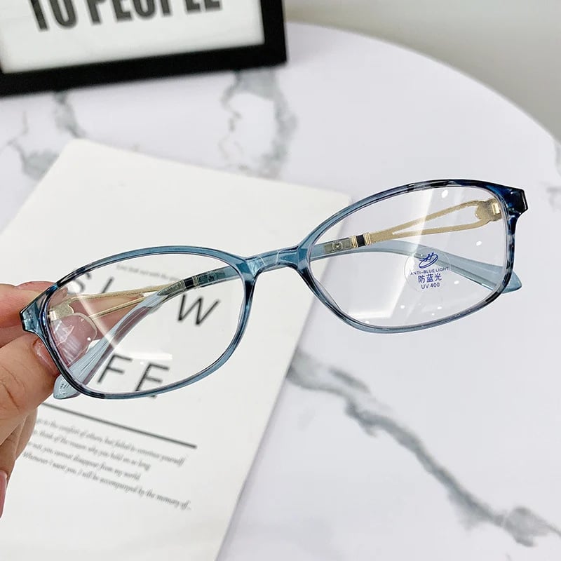 2023-Christmas Hot Sale - WOMEN'S FASHION LIGHTWEIGHT METAL ANTI-BLUE LIGHT READING GLASSES