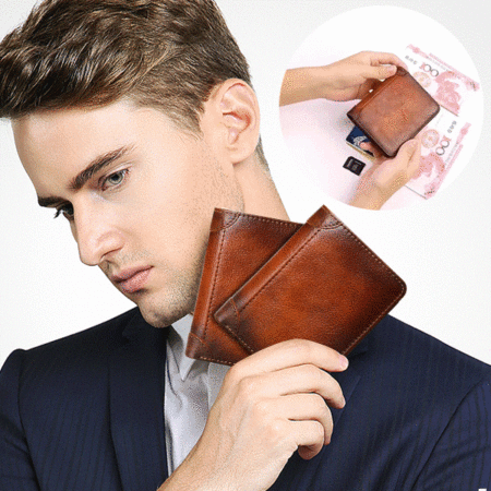 2023-Christmas Hot Sale 49% OFF - RFID Genuine Leather Wallet for Men