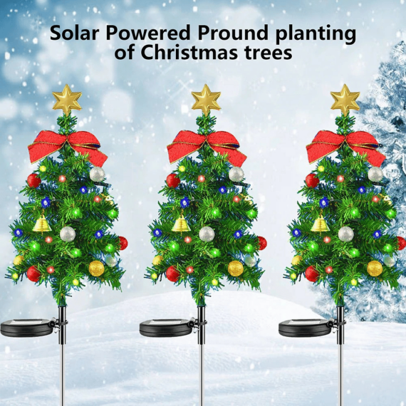 2024 New Sale Solar Powered Christmas Tree Lulunami