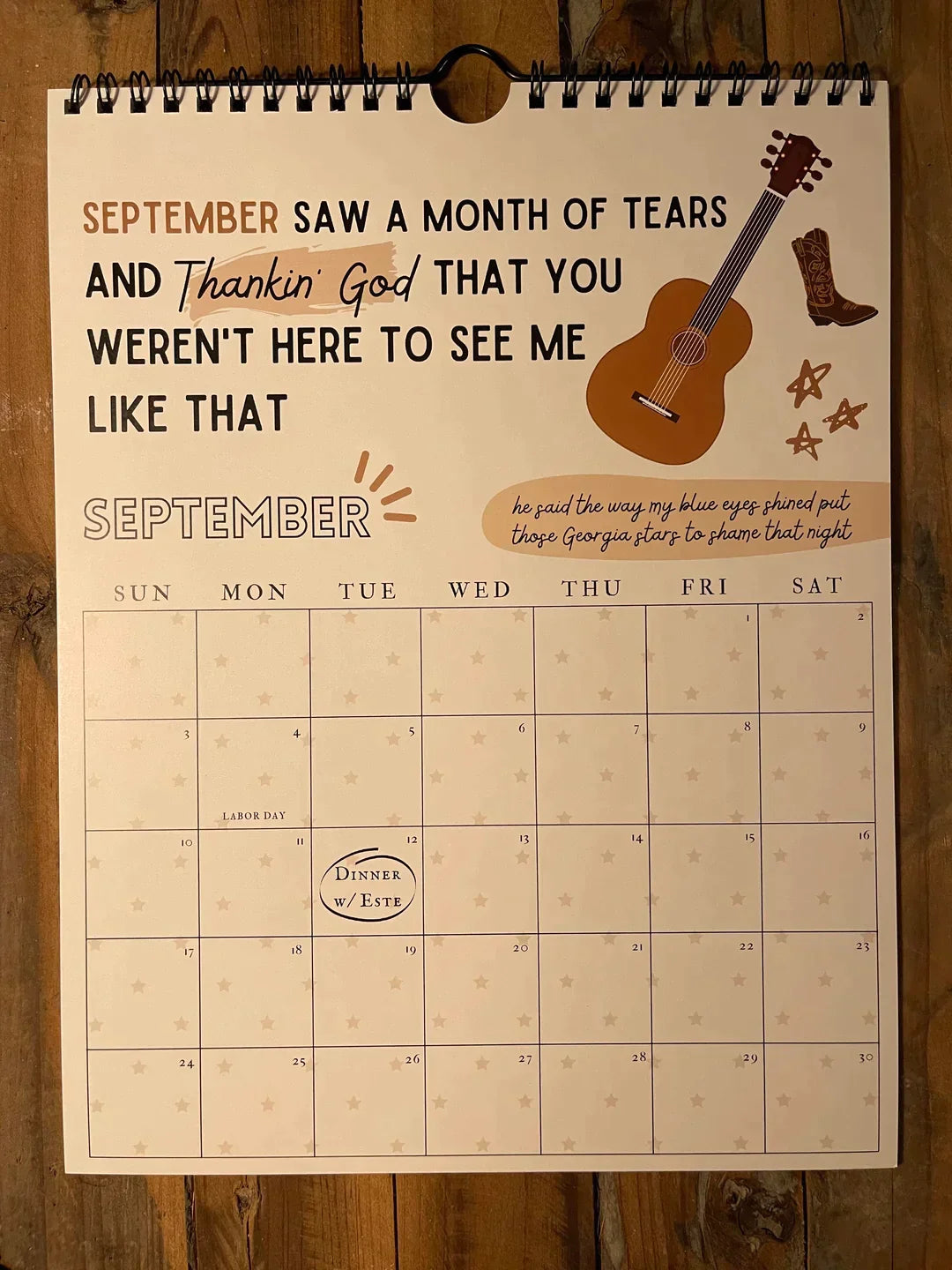 Ivyever | 2024 TS Lyrics Calendar