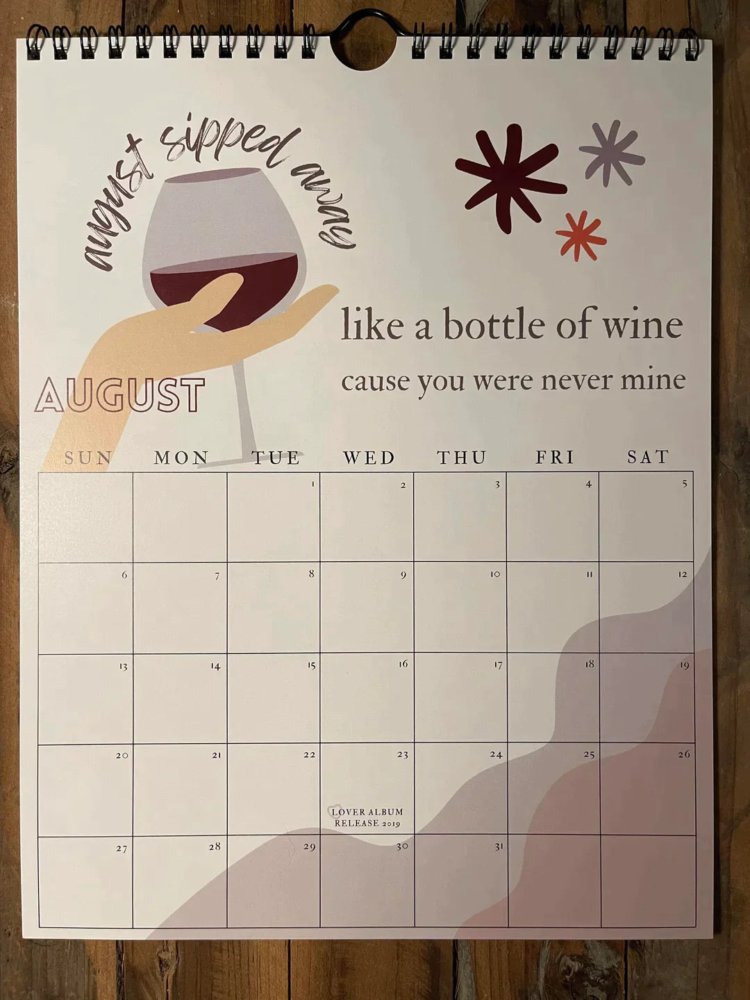 Ivyever | 2024 TS Lyrics Calendar