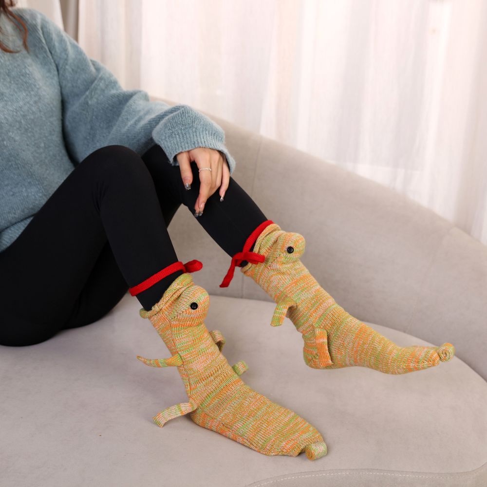 3D ANIMAL KNIT SOCKS