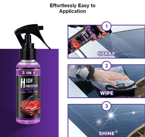 3in1 Car Protection Quick Coating Spray