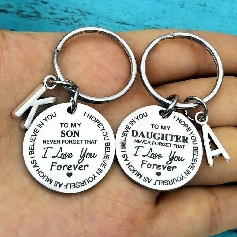 49% OFF - (Best Father Mother Gift) My Son / Daughter I Love You Forever Keychain