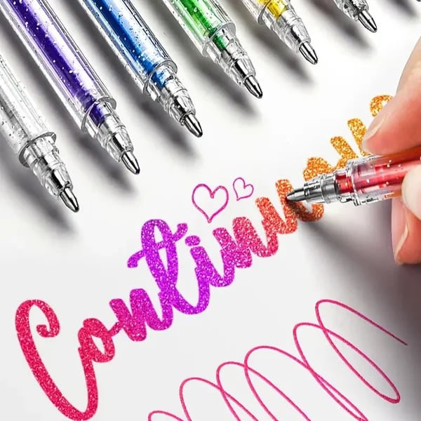 Strengthfuly 49% OFF - Glitter Gel Pen Set