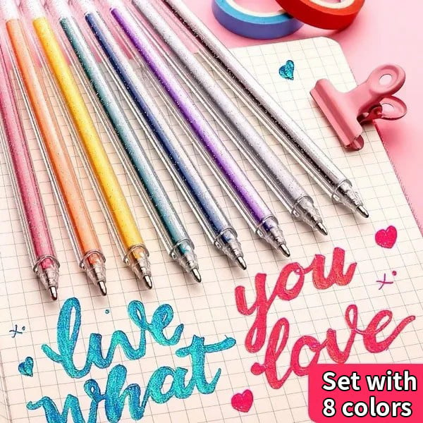 Strengthfuly 49% OFF - Glitter Gel Pen Set