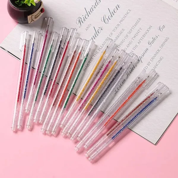 Strengthfuly 49% OFF - Glitter Gel Pen Set