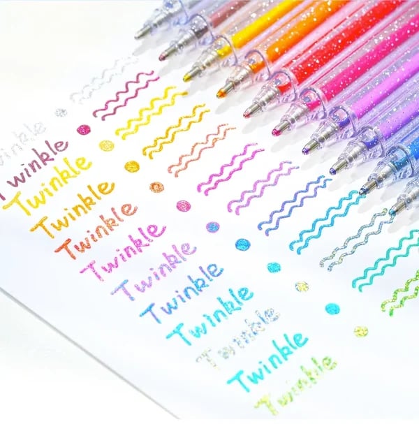 Strengthfuly 49% OFF - Glitter Gel Pen Set