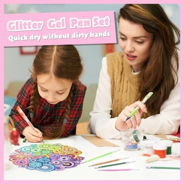 Strengthfuly 49% OFF - Glitter Gel Pen Set