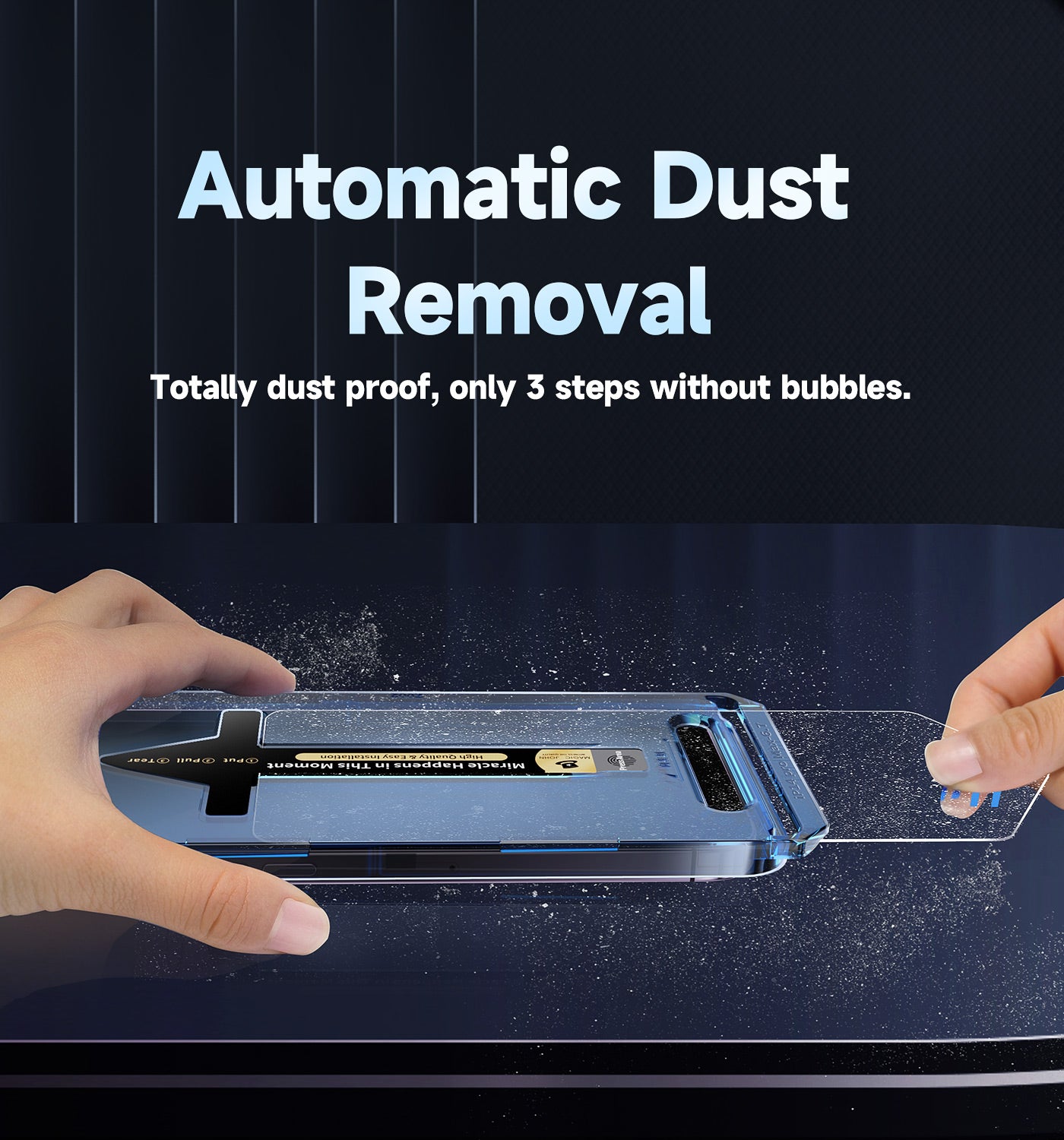 Hopstlyhurah 49% off - Invisible Artifact Screen Protector - Dust Free Without Bubbles