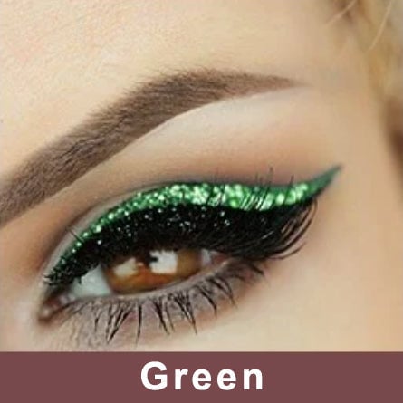 49%OFF - REUSABLE SELF-ADHESIVE EYELINER AND EYELASH STICKERS WITH GLITTER