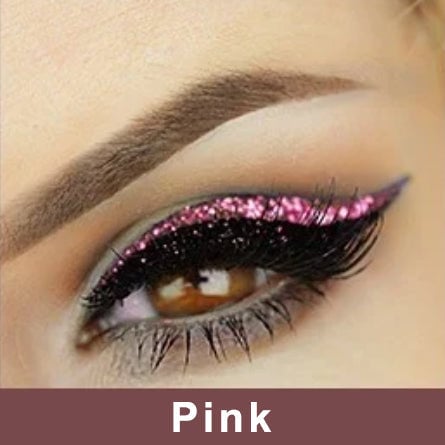 49%OFF - REUSABLE SELF-ADHESIVE EYELINER AND EYELASH STICKERS WITH GLITTER