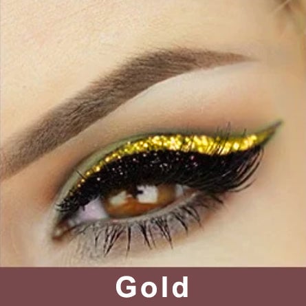 49%OFF - REUSABLE SELF-ADHESIVE EYELINER AND EYELASH STICKERS WITH GLITTER