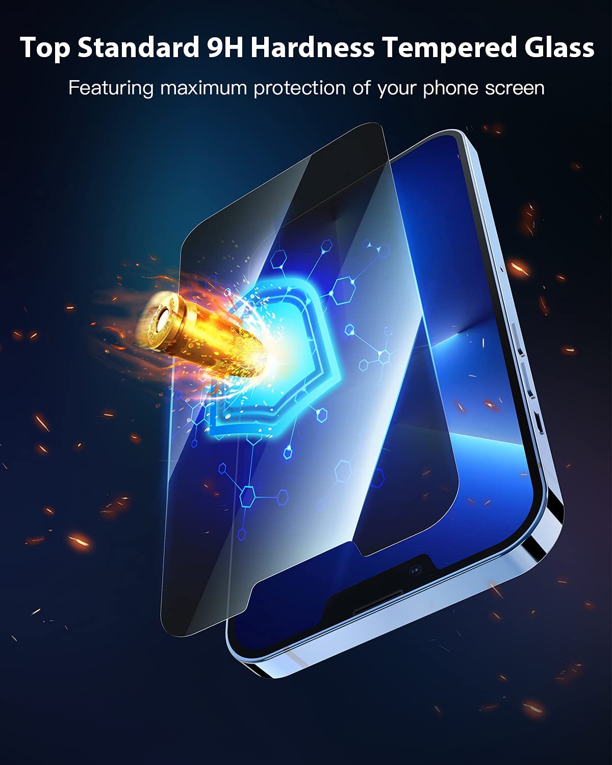 4th Generation HD Privacy Tempered Film + Quick Installation Tool