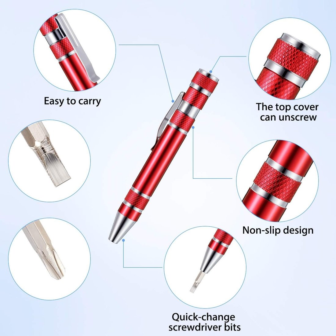 8 in 1 Mini Pen Screwdriver