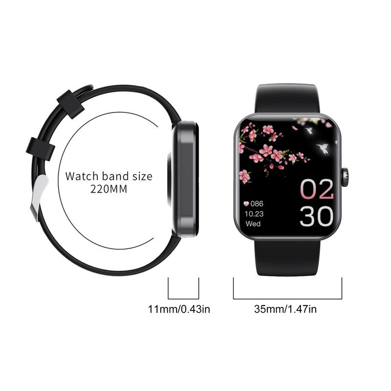 Accordancen - Bluetooth fashion smartwatch (All day monitoring of heart rate and blood pressure)