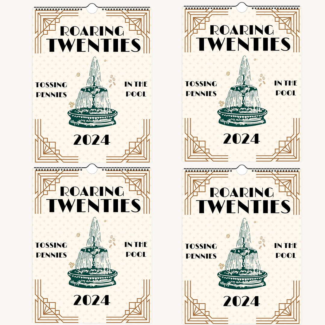 Allymakesmagic | 2024 Roaring Twenties Calendar - 2024 TS Lyrics Calendar