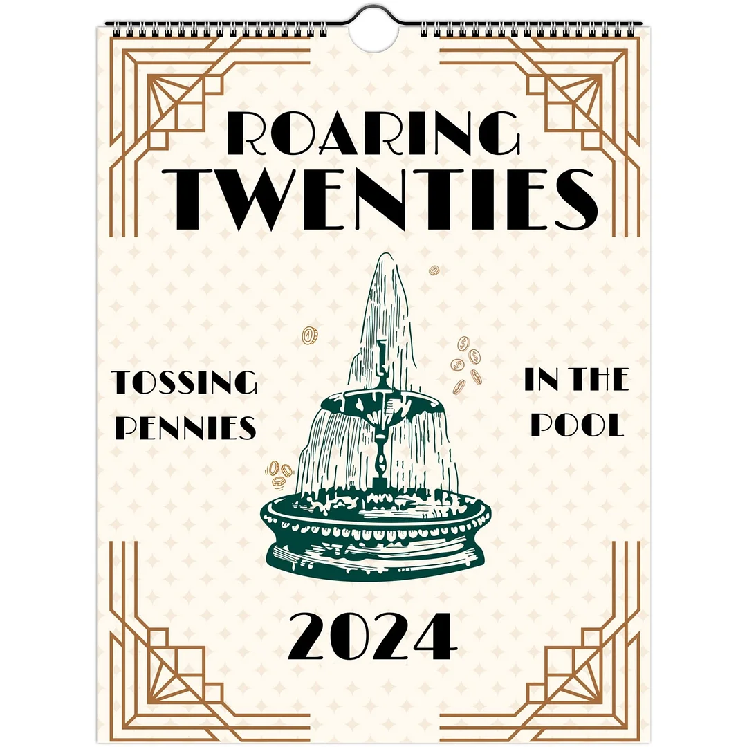 Allymakesmagic | 2024 Roaring Twenties Calendar - 2024 TS Lyrics Calendar