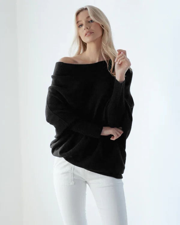 Classics-agave Asymmetric Draped Jumper