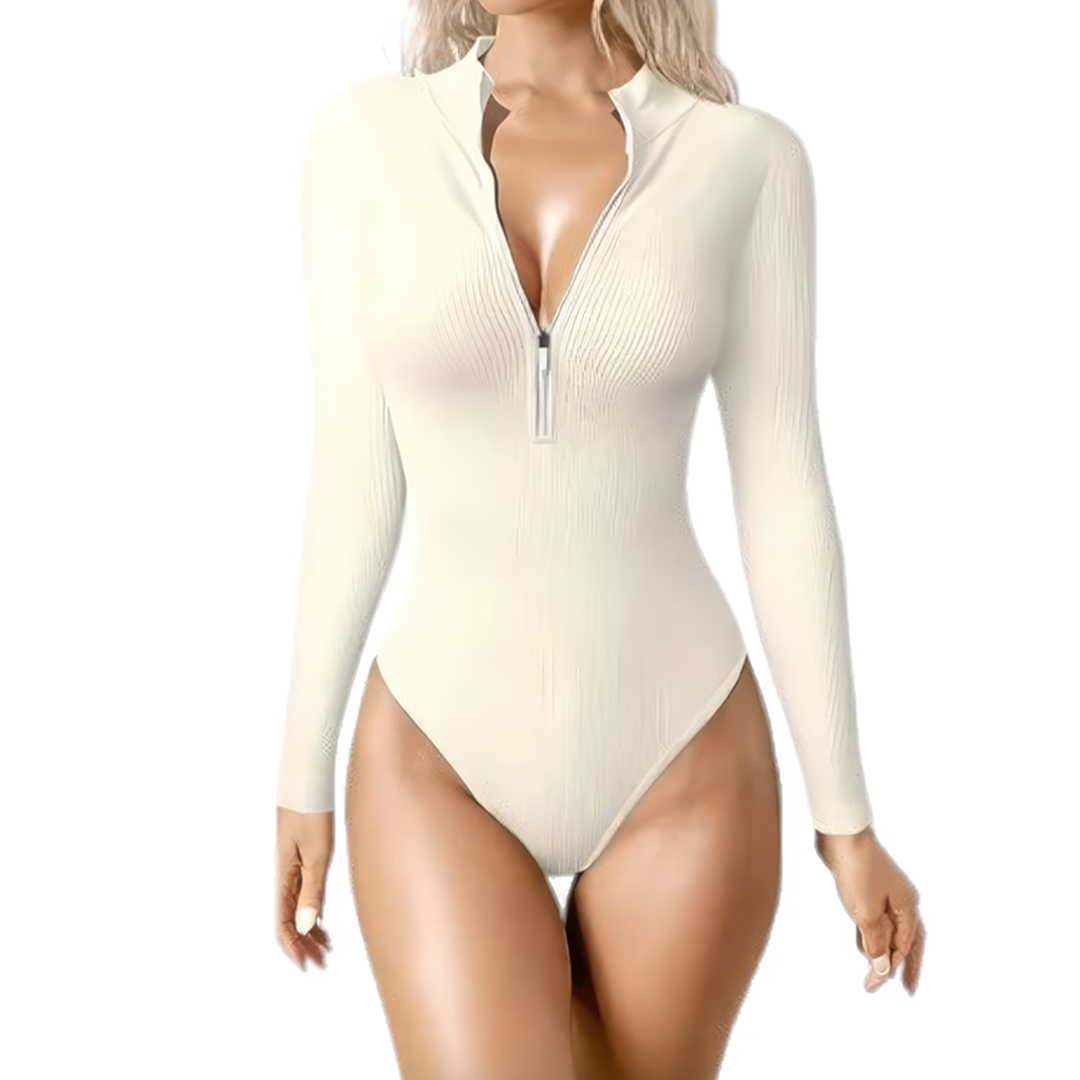 badrella - snatching zipper bodysuit