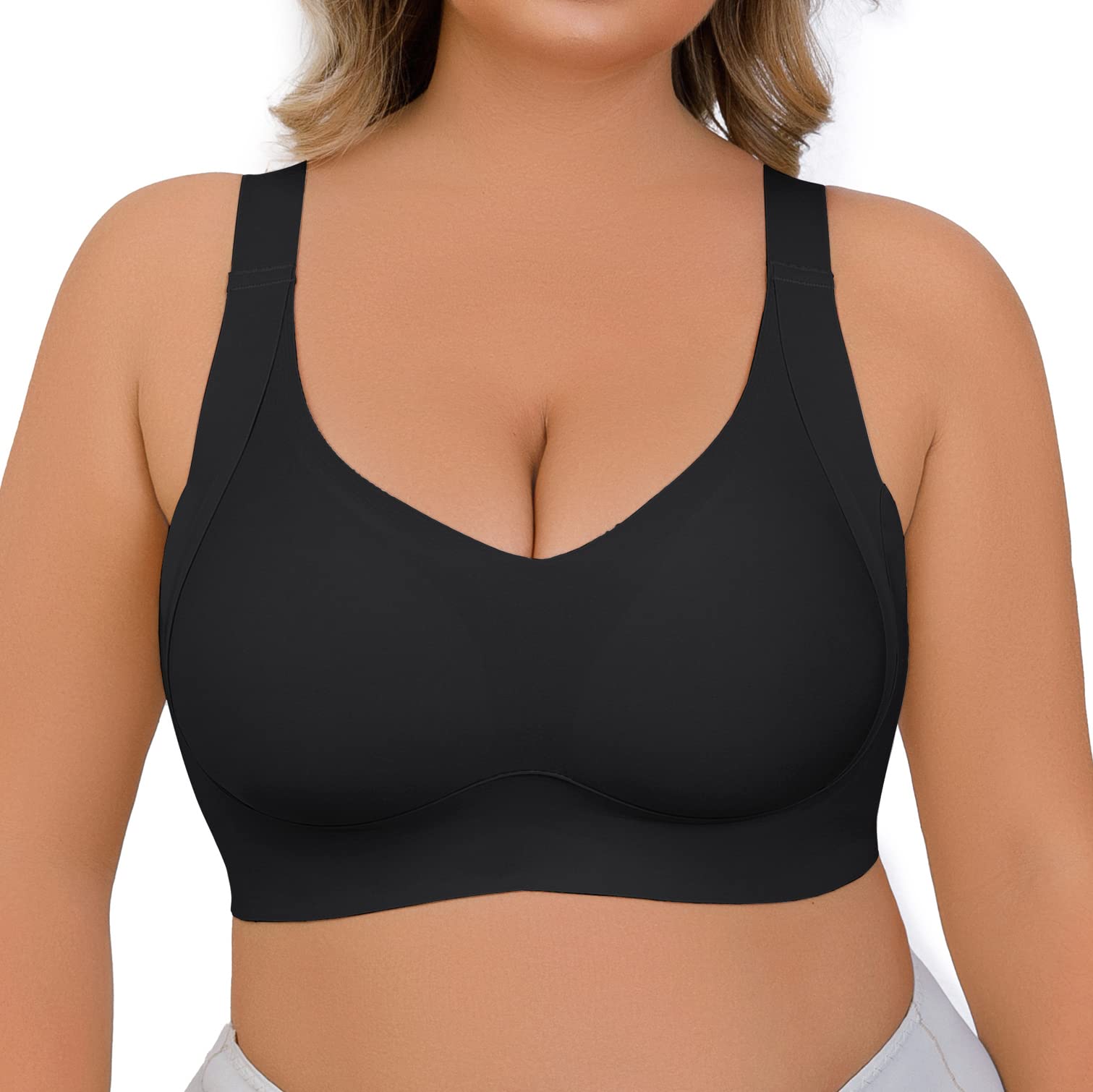 BETTYBRA - Daily Comfort Wireless Shaper Bra-Black